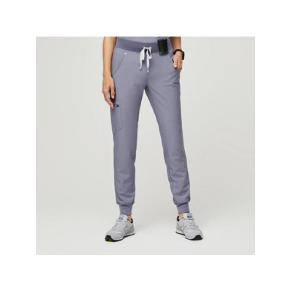 Figs Vapor Blue Scup Top and Pants Combo - Picture 2 of 3